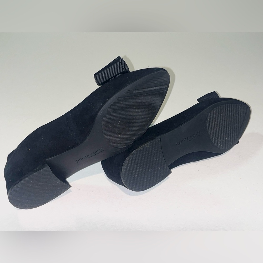 Women’s Kenneth Cole Black Flats with Ribbon - Picture 4 of 6